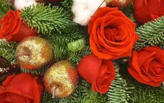 Radebaugh Florist offers holiday flower arrangements.