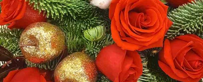 Radebaugh Florist offers holiday flower arrangements.